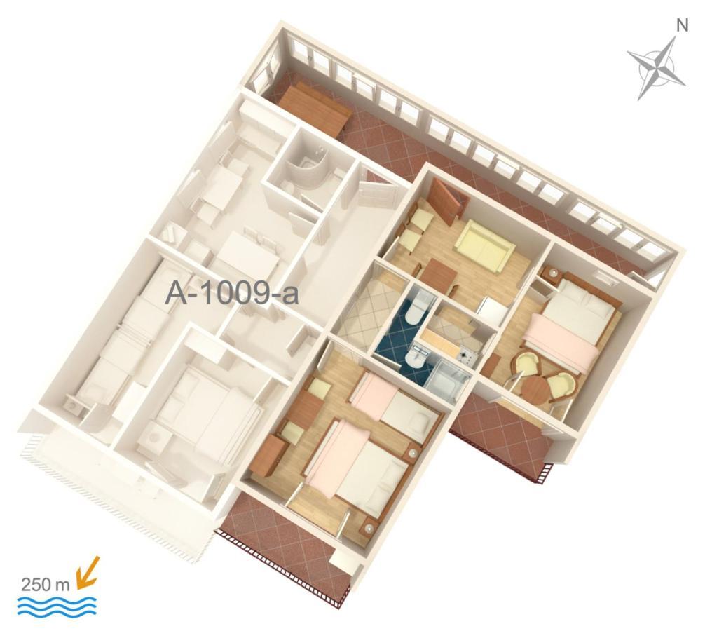Apartments With A Parking Space Pisak, Omis - 1009 מראה חיצוני תמונה